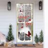 Enchanting Butterfly Winter Sky Gift: Door Cover for Butterfly Lovers
