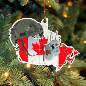 Canadian Veteran Ornament Remembrance Army Ornament…