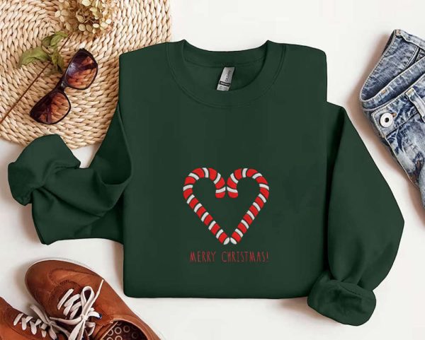 Candy cane online sweatshirt