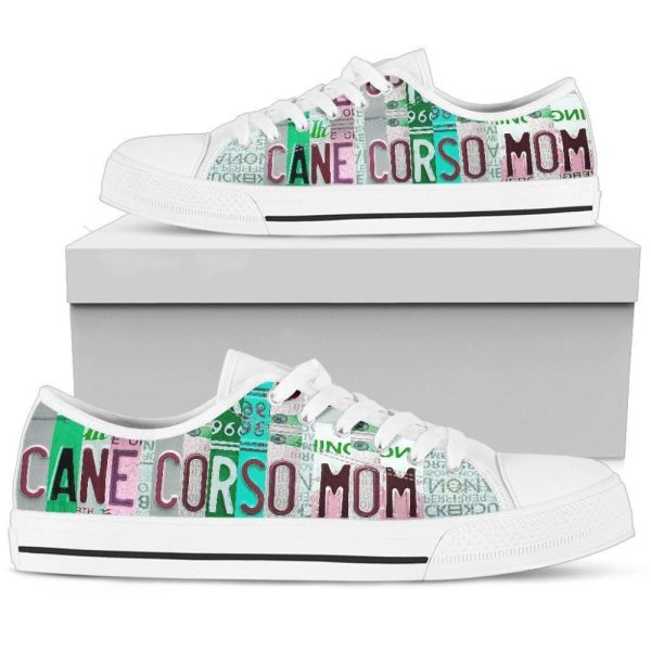 Cane Corso Dog Mom Low Top Shoes – Stylish & Comfy HG2125