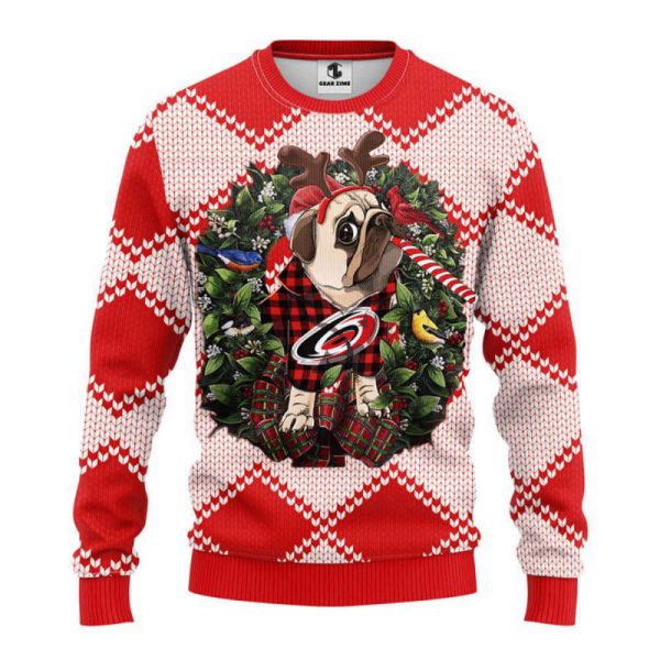 Carolina Hurricanes Pub Dog Christmas Ugly Sweater, Gift For Christmas