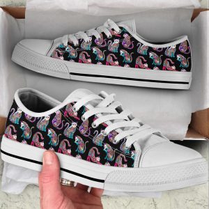 cat lover shoes art dot pattern low top shoes canvas shoes print lowtop best shoes for men and women.jpeg