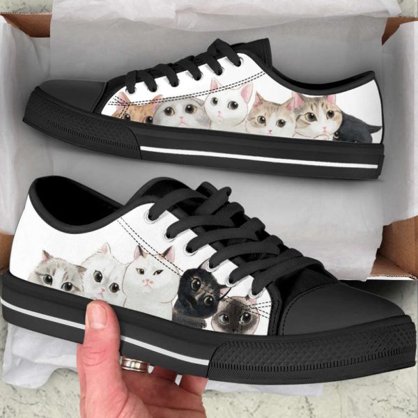 Cat Lover Shoes Collect Low Top Shoes Canvas Shoes Print Lowtop