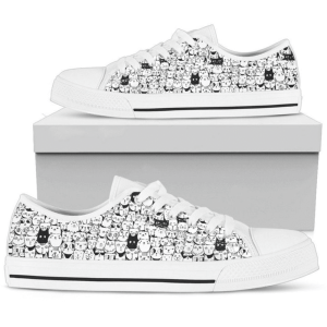Cat Lover Womens Low Top shoes…