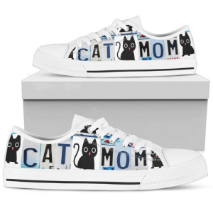 Cat Mom Low Top Shoes PN205363Sb…