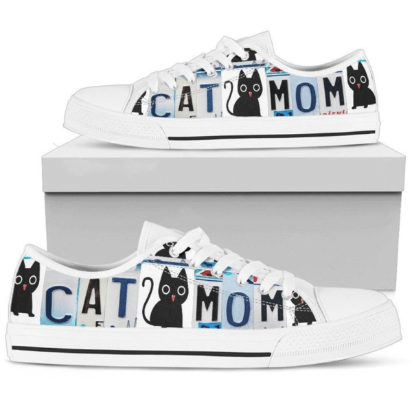 Cat Mom Low Top Shoes  PN205363Sb – Comfortable & Trendy Footwear