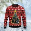 Cat Naughty Pine Ugly Christmas Sweater, Gift For Christmas, Unisex Crewneck Sweater