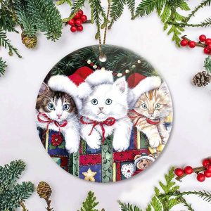 Cat Ornaments For Christmas Tree Cute…