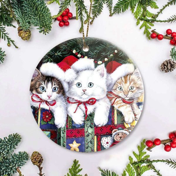 Cat Ornaments For Christmas Tree Cute Christmas Ornaments Gifts For Cat Owners