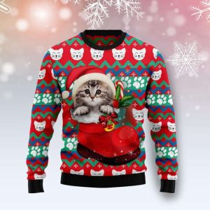 Cat Socks Ugly Christmas Sweater, Best…