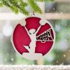 Cheer Christmas Ornament Cheerleader Christmas Tree Ornaments For 2023