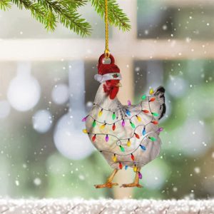 Chicken Christmas Ornament 2023 Chicken Ornaments…