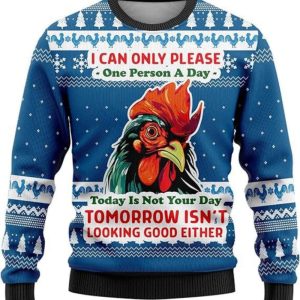 chicken christmas sweaters for women roosters ugly christmas sweater men crewneck sweatshirt men 1.jpeg