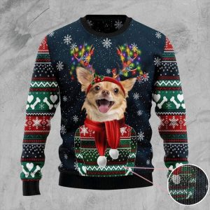 chihuahua christmas ugly sweater cute dog graphic christmas gift ideas for dog lovers 1.jpeg