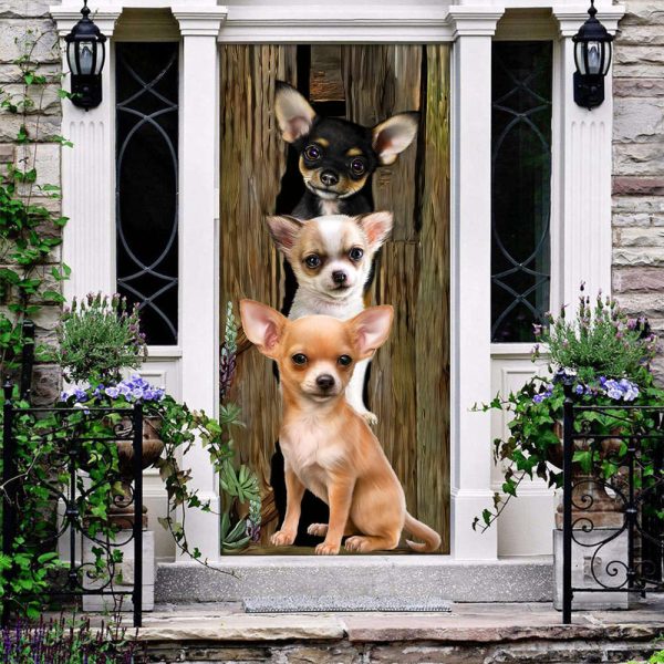 Chihuahua Gorgeous Babies Door Cover Gift For Chihuahua Lover