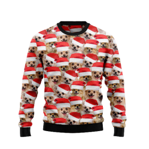 Chihuahua Group Awesome Christmas Ugly Christmas…