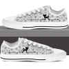 Stylish Chinese Crested Dog Low Top Shoes – Perfect for Dog Lovers