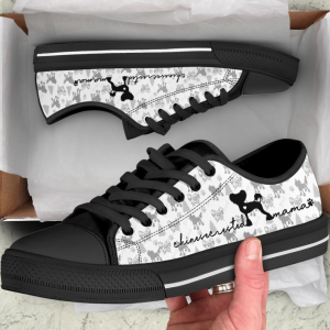 chinese crested dog low top shoes 3.png