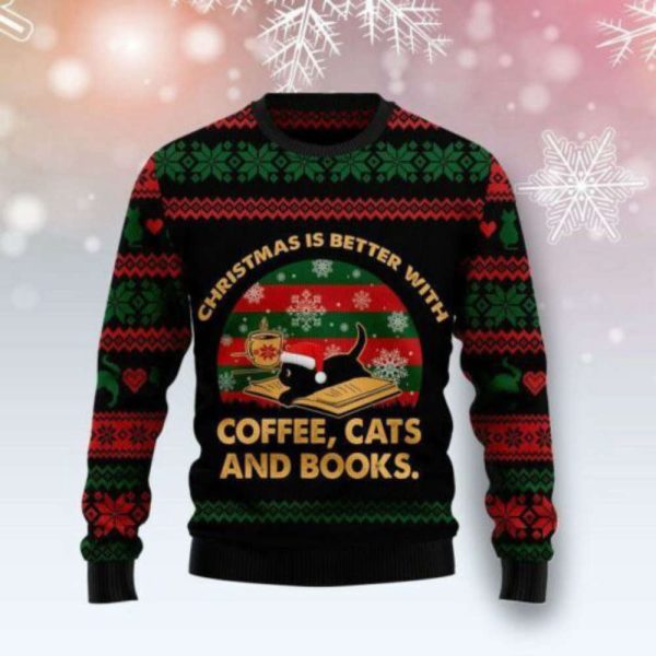 Christmas Better With Cat Ugly Christmas Sweater, Gift For Christmas 2023