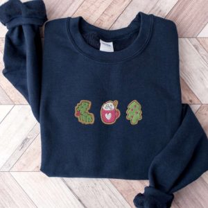 christmas cookie embroidered sweatshirt 2d crewneck sweatshirt for men and women sws3743 1.jpeg