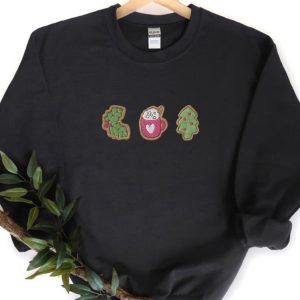 christmas cookie embroidered sweatshirt 2d crewneck sweatshirt for men and women sws3743 3.jpeg