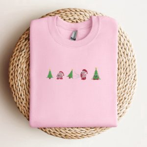 christmas cute embroidered sweatshirt 2d crewneck sweatshirt for men and womensws3382 3.jpeg