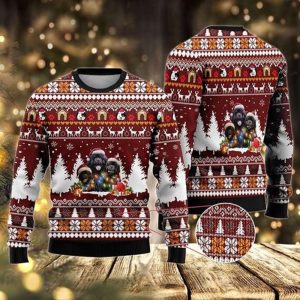 Christmas Dog Sweaters For Women, Ugly…