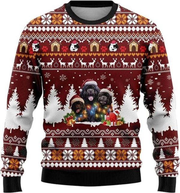 Christmas Dog Sweaters For Women, Ugly Christmas Sweater Mens Sweater