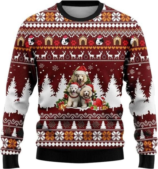 Christmas Dog Sweaters For Women, Ugly Christmas Sweater Mens Sweater