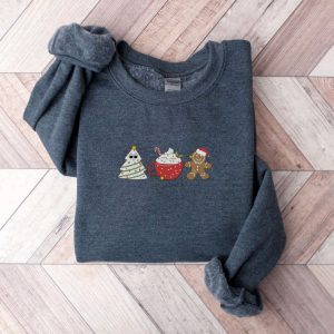 christmas embroidered sweatshirt 2d crewneck sweatshirt for family 1 1.jpeg