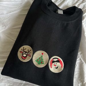 christmas sugar cookie embroidered sweatshirt 2d crewneck sweatshirt for men and women sws3480 1.jpeg