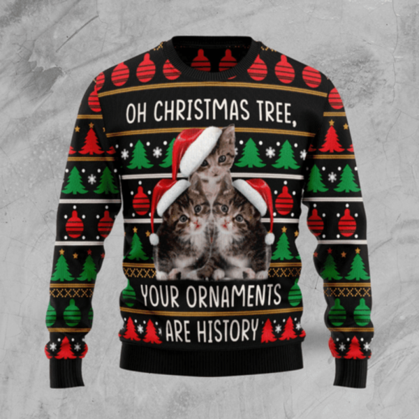 Cityparks Ugly Sweater Awesome Cat Lover, Best Gift For Christmas 2023