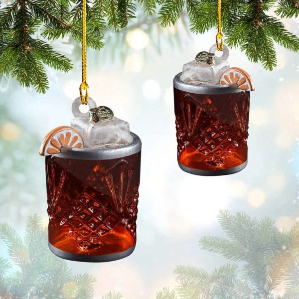 Cocktail Christmas Ornament Cocktail Glass Christmas Ornaments Decorations