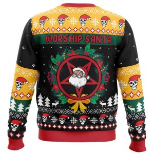 comfimerch worship santa ugly christmas sweater 1.jpeg