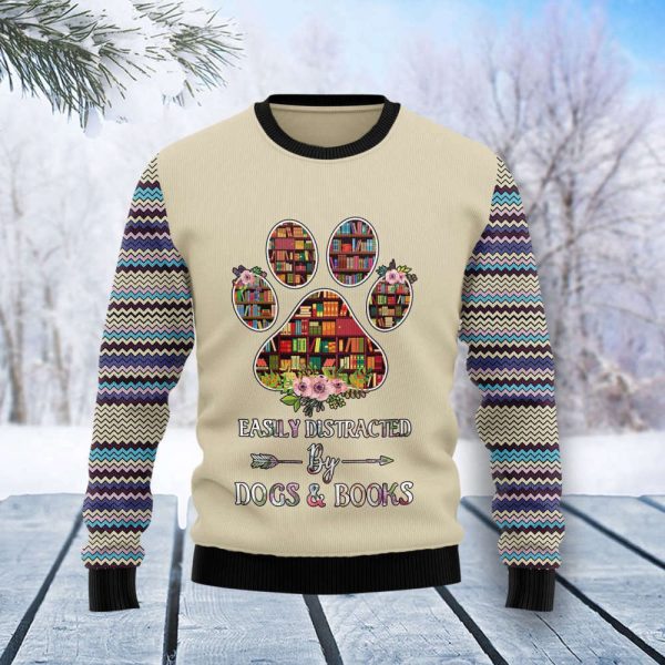 BoBook And Dogs Ugly Christmas Sweater, Gift For Christmas 2023