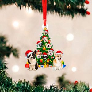 Corgi Christmas Ornament Cute Corgi Tree…