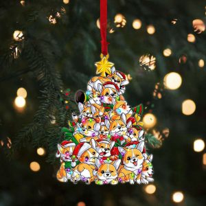 Corgi Christmas Tree Ornament Corgi Lover…