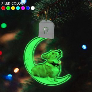 Corgi Light Up Christmas Tree Ornament…