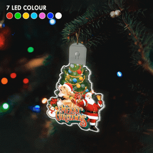 corgi merry christmas led ornament light up xmas ornaments christmas gifts for corgi lovers.gif