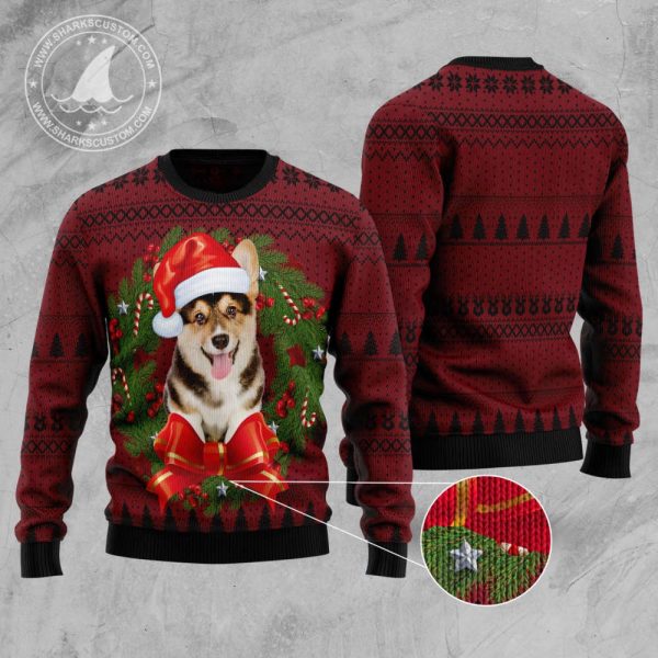 Corgi Wreath D2610 Ugly Christmas Sweater – Noel Malalan Signature