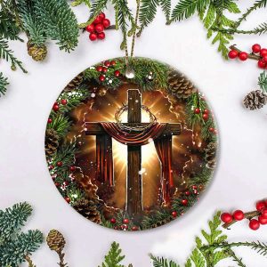 Cross Christmas Ornament Religious Ornaments For…