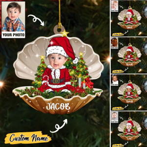 custom cute baby ornament cute baby elf ornament custom name christmas ornament 4.png