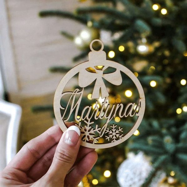 Custom Name Christmas Ornament Personalised Christmas Decorations Gift Ideas For Her