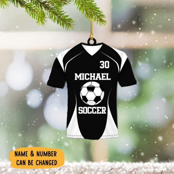 Custom Soccer Christmas Ornament Personalized Soccer Ornaments 2023