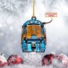 Custom Train Ornament Train Christmas Ornaments Decorating For Xmas 2023