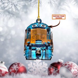 Custom Train Ornament Train Christmas Ornaments…