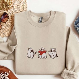 cute cat lover embroidered sweatshirt 2d crewneck sweatshirt for men and womensws3741 2.jpeg