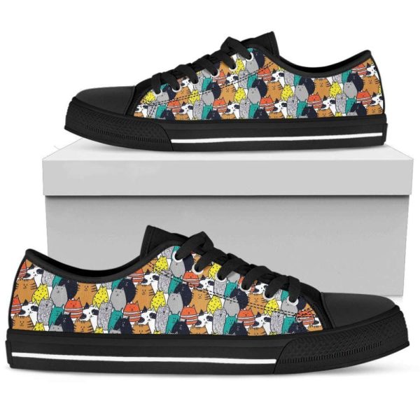 Cute Cat Sneakers: Purrfect Low Top Shoes for Cat Lovers!