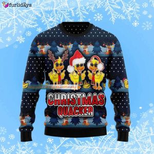 Cute Duck Christmas Quacker Ugly Christmas…