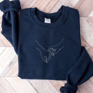 cute embroidered sweatshirt 2d crewneck sweatshirt for family 1 1.jpeg